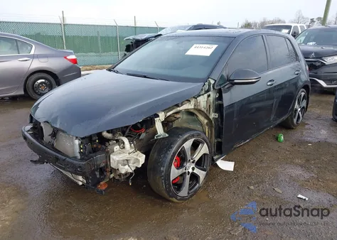 2015 Volkswagen Golf Gti 2.0T Se W/Performance Package 4-Door из США, поврежденный, VIN 3VW547AU1FM056990